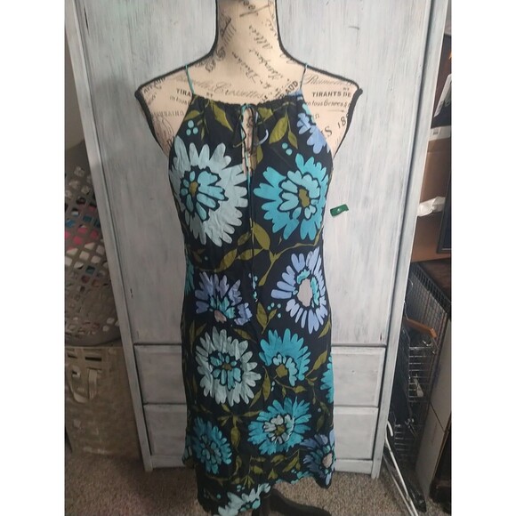 The Limited 100% Silk Midi Floral Dress Size 8 Feminine Cottage Core Summer - Picture 3 of 11